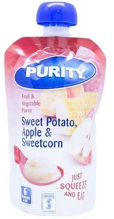 Purity Baby Food - Sweet Potato - Apple&Sweet Corn - 110ml