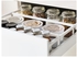METOD / MAXIMERA Base cb 4 frnts/2 low/3 md drwrs, white/Sinarp brown, 60x60 cm - IKEA