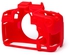 Easy Cover 760D غطاء سيليكون واقي للكاميرا الكانون لون احمر من ايزي كوفر لنوع كاميرا