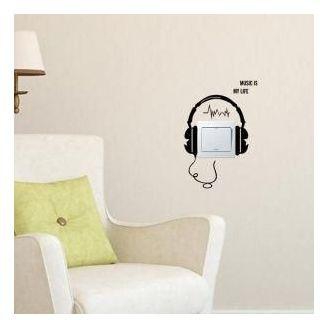 Generic Music Design Stickers For Electrical Switches - Home Decor - Waterproof Wall Stickers