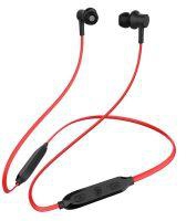 Celebrat In-ear Bluetooth Earphones with Microphone, Red - A19