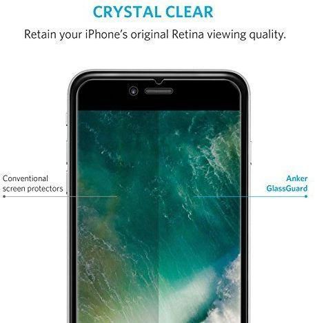 iPhone 7 Plus Screen Protector, Anker Glass Screen Protector GlassGuard