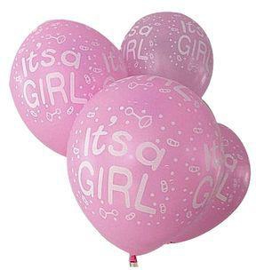 Generic 10pcs It's a girl Balloon Party Decoration Newborn Baby Shower Decoration