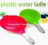 1 Piece Thick Plastic Baby Bath Dipper/Water Ladle with 1 Liter (Green - Pink)