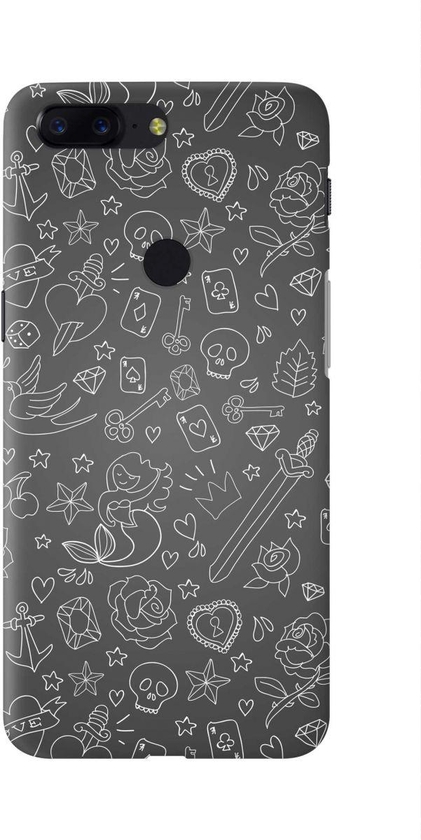 Stylizedd OnePlus 5T Slim Snap Basic Case Cover Matte Finish - Doodles