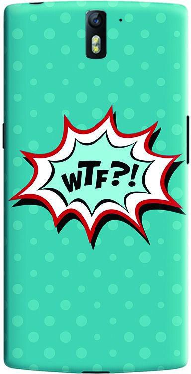 Stylizedd OnePlus One Slim Snap Case Cover Matte Finish - WTF
