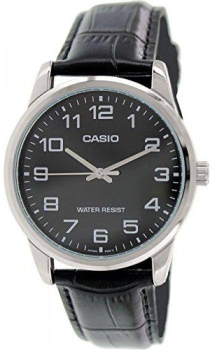 Casio for Men Analog MTP-V001L-1BUDF Leather Watch