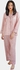 Zahava Satin Silk PJ Long Sleeve Long Pants - 2 Sizes (Pink)