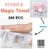 Compressed Towel Sterile - Capsule That Turns Into A Towel - 100 Pcs