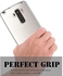 Speeed Ultra-thin Silicone Case for LG G4 Stylus - Transparent + Glass Screen Protector