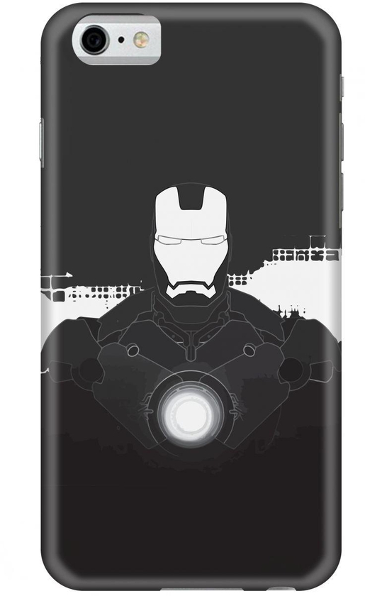 Stylizedd Apple iPhone 6 Premium Slim Snap case cover Matte Finish - Iron Man Beam