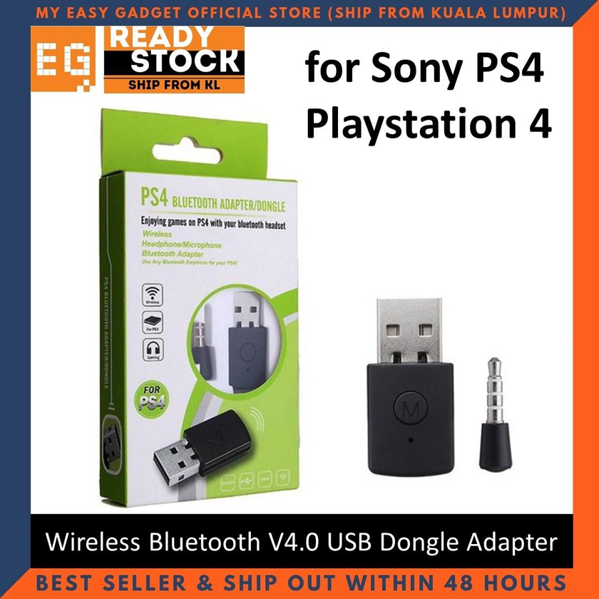 Myeasygadget Bluetooth V4.0 USB Dongle Adapter for Sony PS4 Playstation 4 Headset Headphone