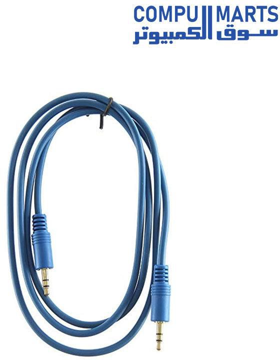 AUX Audio Cable 1 in 1, Blue