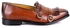 J. M  Weston Double Strap Loafers | Coffee Brown