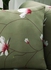 غطاء حماية للأريكة مزين بنقشة زهور أخضر