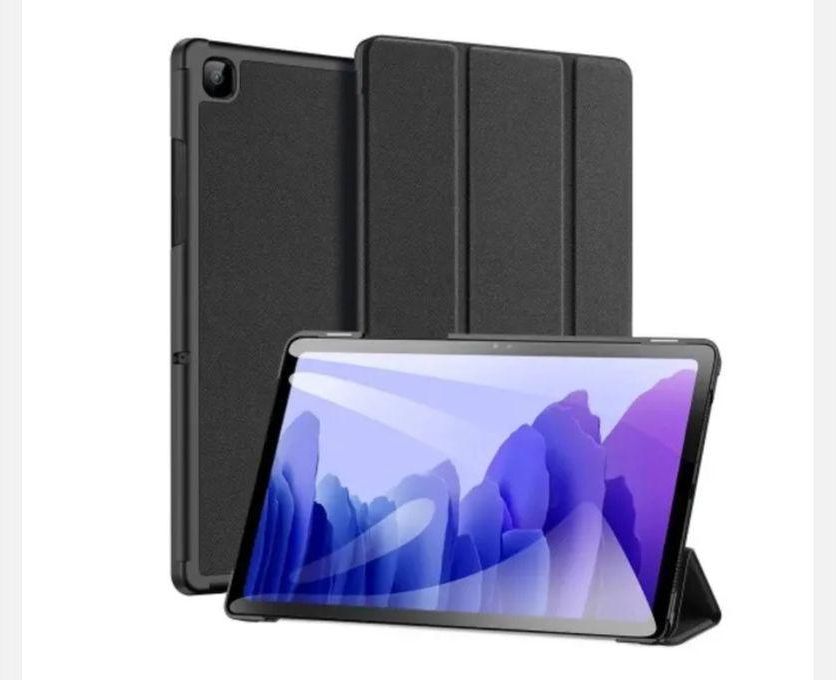 Leather Flip Case For Samsung Tab A7 Lite / T220 / T225 - Black