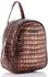 Silvio Torre Shinny Snake Leather Backpack - Gold
