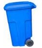 360litre Garbage Bin with Wheels - TopTank