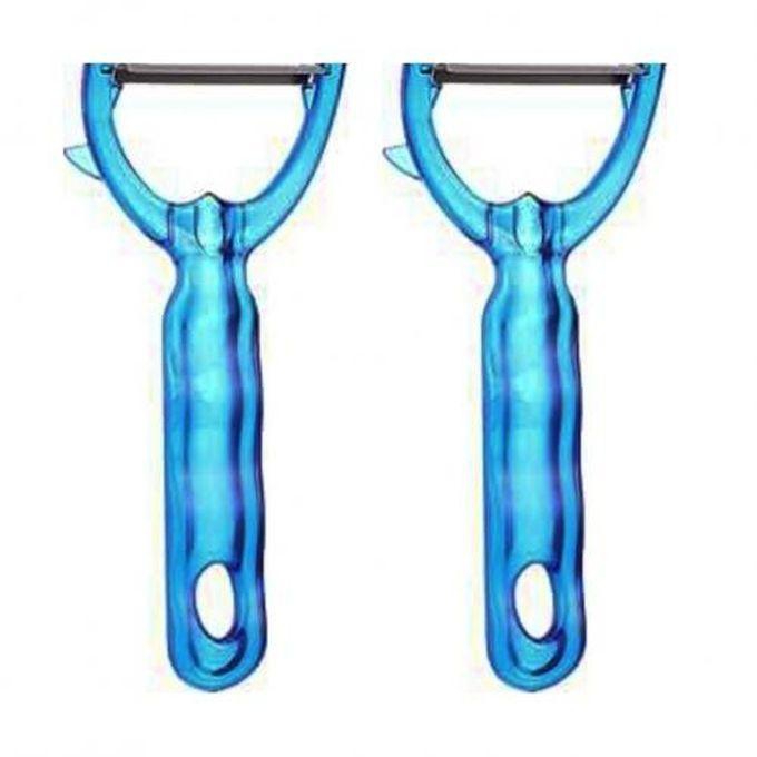 Stainless Peeler With Plastic Handle Set Of 2 Pieces Made In Turkey