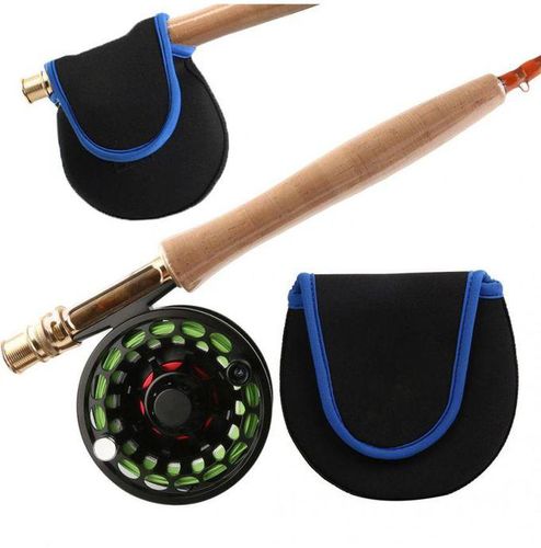 MagiDeal Fly Fishing Reel Cover Fly Reel Pouch Reel Bag Protector Holder 
