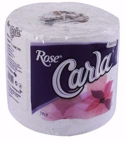 Rose Carla White Toilet Tissue - 1 Pack Of 48 Rolls