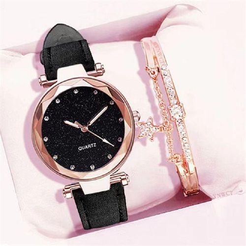 Fashion Casual Trend Watch+bracelet Set