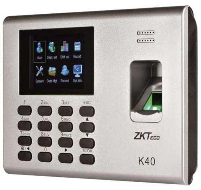 ZK Teco K40 - TCP/IP Built-in Battery Fingerprint Time Attendance Machine