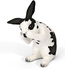 Schleich (SC13698), Rabbit Grooming (White/Black)