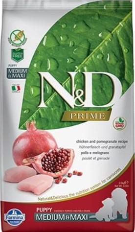 N&D Grain Free Chicken Pomegranate Medium Maxi Puppy Dog Food-2.5 KG