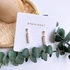 Alissastyle Crystal Block Long Earring - S925 (As Picture)