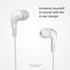 SBS TEINEARWL Studio Mix 10 Wired In Ear Earphones White