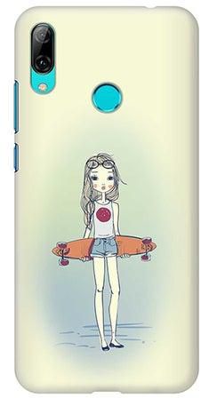 Protective Case Cover For Huawei Y7 Prime (2019) Skater Girl