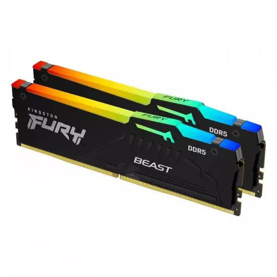 Kingston FURY Beast EXPO/DDR5/16GB/5600MHz/CL36/2x8GB/RGB/Black | Gear-up.me