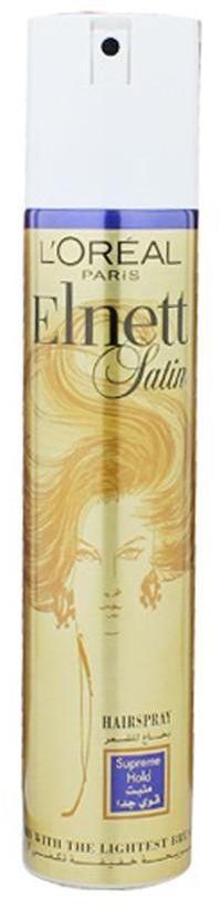 L'Oréal Paris Elnett Satin Supreme Hold Hair Spray, 200 ml