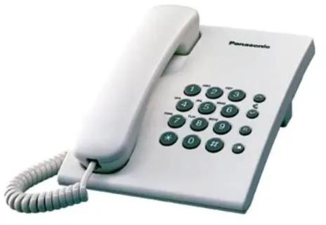 Corded Landline Phone - Kx-ts500mx - White