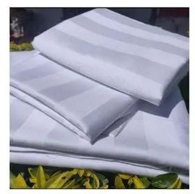 Fashion White Cotton Bedsheets Set Of 4 Pcs(2 Bedsheets And 2Pillowcases)The bedsheets are 6 by 6 in size hence can fit both bed sizes including 5 by 6 and 4 by 6.  Its soft, smoot