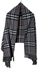 Plaid Check/Carreau/Stripe Pattern Winter Scarf/Shawl/Wrap/Keffiyeh/Headscarf/Blanket For Men & Women - XLarge Size 75x200cm - P02 Grey