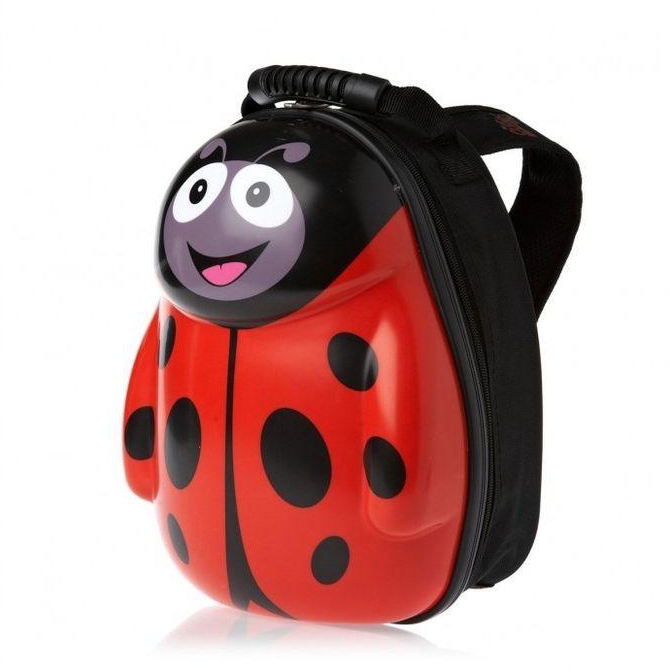 Cuties & Pals Lady Bug Hard Shell Backpack – Red