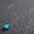 Blue Sky Pendant Clouds Crystal Pendant Necklace Pendant for Women Gold Color 1 Piece