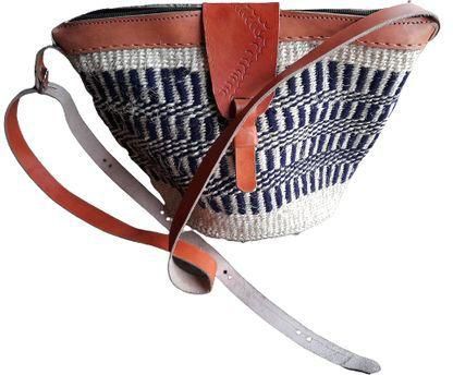 Fashion Ladie's Sisal Shoulder Bag / African Kiondo Bag