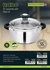 Royalford 16Cm Nano Casserole With Glass Lid- Rf11580 Durable, Strong And Sturdy Stainless Steel Construction With Tempered Glass Lid Silver