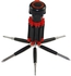 6 in 1 Multi Screwdriver Set with Torch, Black - 805