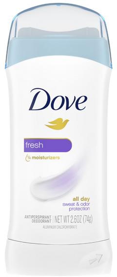 Dove Fresh Invisible Solid Anti-Perspirant Deodorant Stick