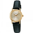 Casio LTP1095Q Women's Black Leather Quartz Watch with Silver Dial