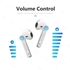 C3 Ture Wirelessly Sports Headset LEDs Earphones 360°Stereo