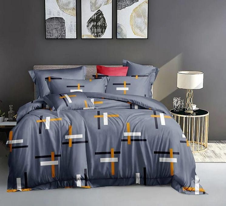 Bedsheet & Duvet With 4 Pillow Cases - Multicolour