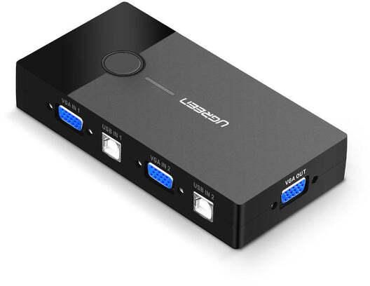 Ugreen 2-Port USB Kvm Switch Box Abs Case