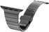 Premium Refined Stainless Steel Link Replacement Watchband Charcoal Black for Apple Watch 42mm