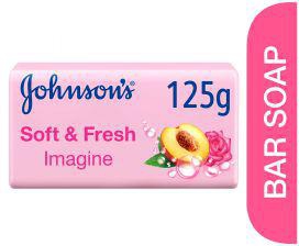JOHNSON’S Bar Soap - Soft & Fresh, Imagine, 125g