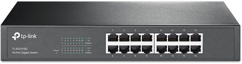TP-Link TL-SG1016D TP-Link 16-Port Gigabit Desktop/Rackmount Switch